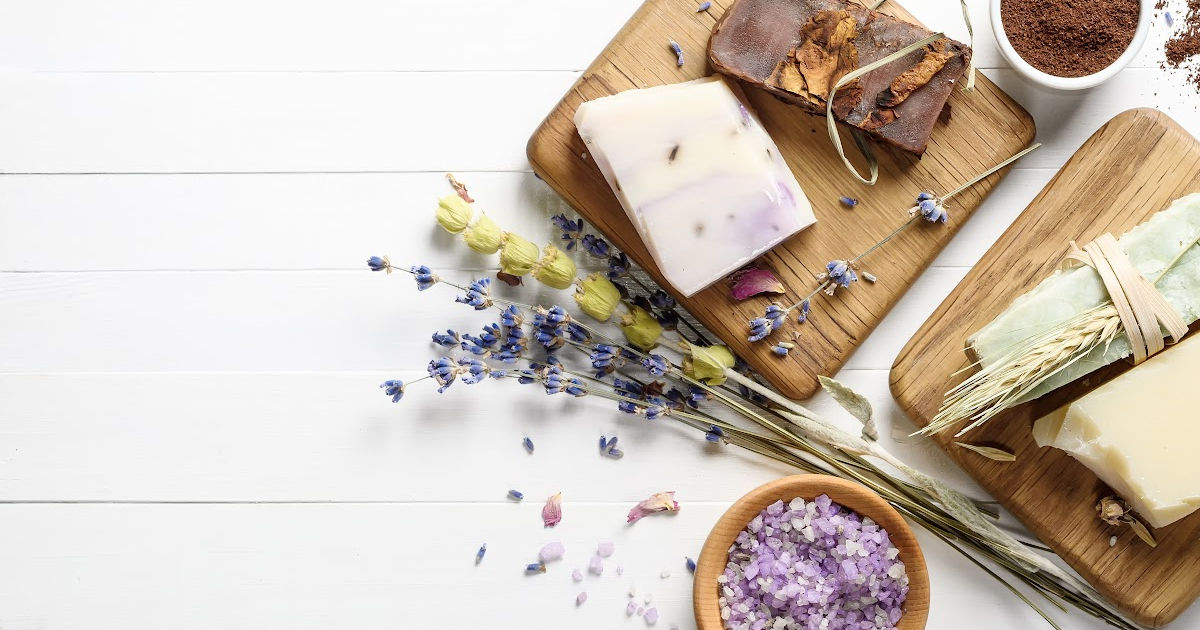 salt lavender and other basic skincare ingredients